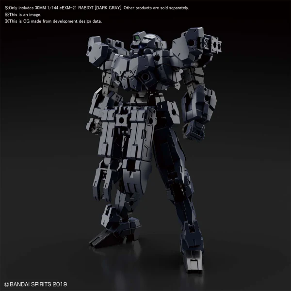 30MM 1/144 OPTION ARMOR FOR BASE ATTACK [RABIOT EXCLUSIVE / DARK GRAY] - Image 2