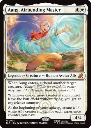 Aang, Airbending Master  (TLE-074) - [Avatar: The Last Airbender: Eternal-Legal]