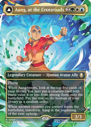 Aang, at the Crossroads (Borderless)  (TLA-304) - [Avatar: The Last Airbender]