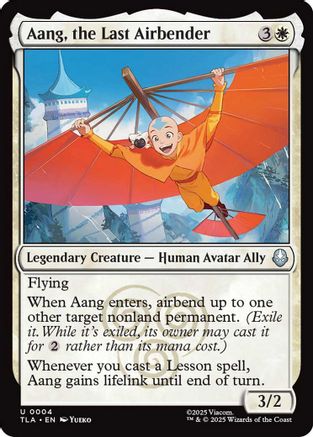 Aang, the Last Airbender  [Foil]  (TLA-004) - [Avatar: The Last Airbender]