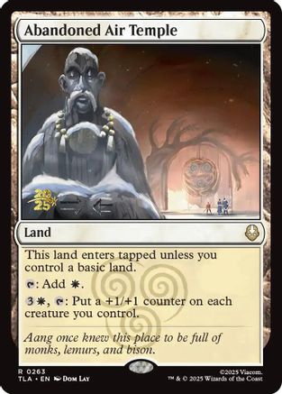 Abandoned Air Temple  [Foil]  (PRE-263) - [Prerelease Cards]
