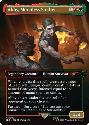 Abby, Merciless Soldier  (SLD-2202) - [Secret Lair Drop Series]