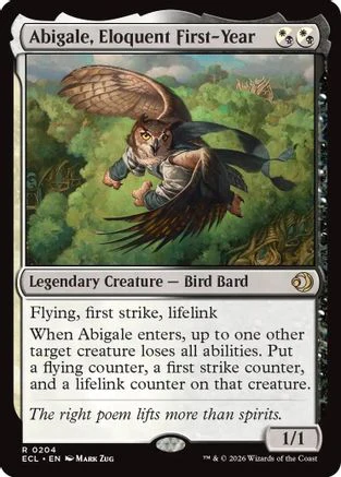 Abigale, Eloquent First-Year  (ECL-204) - [Lorwyn Eclipsed]