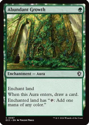 Abundant Growth  (ECC-097) - [Commander: Lorwyn Eclipsed]