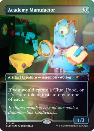 Academy Manufactor (Rainbow Foil)  [Foil]  (SLD-2195) - [Secret Lair Drop Series]