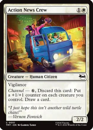 Action News Crew  [Foil]  (TMT-001) - [Teenage Mutant Ninja Turtles]