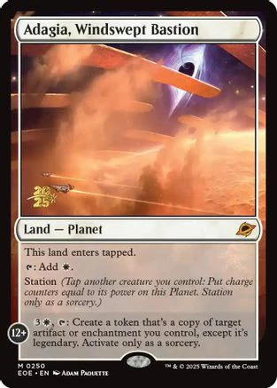 Adagia, Windswept Bastion  [Foil]  (PRE-250) - [Prerelease Cards]