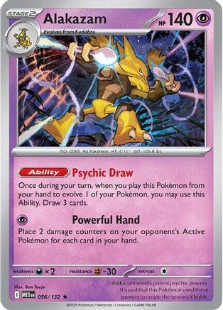 Alakazam - (056/132) Holofoil [ME01 Mega Evolution]