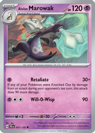 Alolan Marowak  - (057/159)  [SV09 Journey Together]
