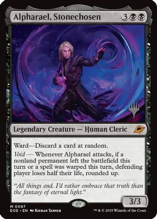 Alpharael, Stonechosen  [Foil]  (PPEOE-087) - [Promo Pack: Edge of Eternities]