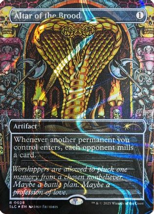 Altar of the Brood (Halo Foil)  [Foil]  (SLC-028) - [Secret Lair Countdown Kit]