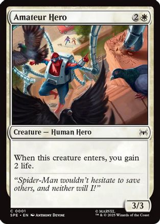 Amateur Hero  (SPE, MAR-001) - [Marvel's Spider-Man: Eternal-Legal]