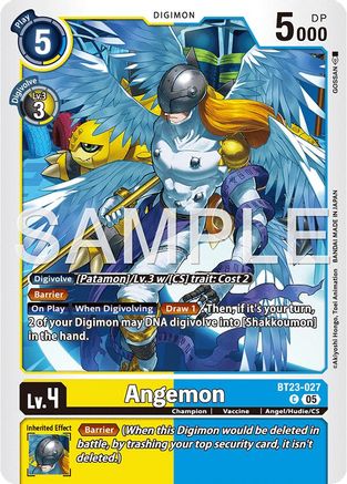 Angemon (BT23-027) - [Hackers' Slumber]