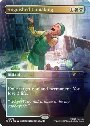 Anguished Unmaking (2298) (Rainbow Foil)  [Foil]  (SLD-2298) - [Secret Lair Drop Series]
