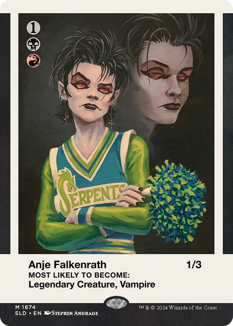 Anje Falkenrath // Anje Falkenrath  [Foil]  (SLD-1874) - [Secret Lair Drop] (Borderless)