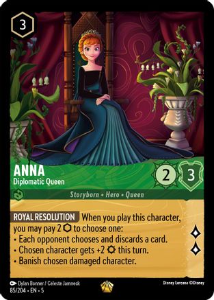Anna - Diplomatic Queen (85/204) - [Shimmering Skies] Cold Foil