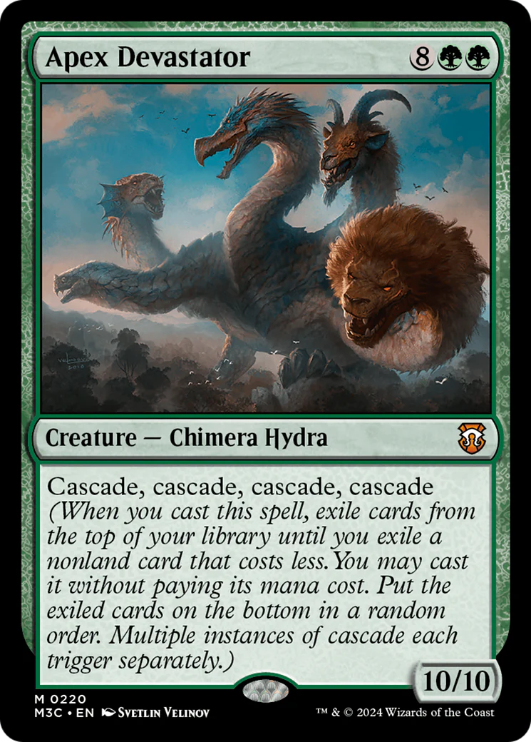 Apex Devastator  [Foil]  (M3C-220) - [Modern Horizons 3 Commander]