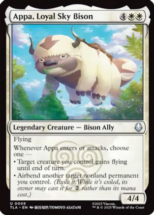Appa, Loyal Sky Bison  [Foil]  (TLA-009) - [Avatar: The Last Airbender]