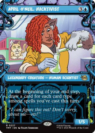 April O'Neil, Hacktivist (0227) (Showcase)  (TMT-227) - [Teenage Mutant Ninja Turtles]
