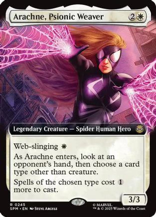 Arachne, Psionic Weaver (Extended Art)  (SPM-245) - [Marvel's Spider-Man]