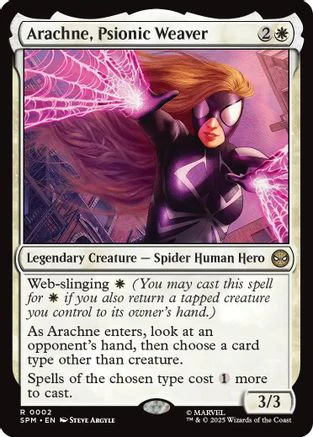 Arachne, Psionic Weaver  [Foil]  (SPM-002) - [Marvel's Spider-Man]