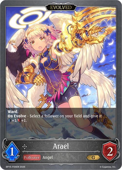 Arael (Evolved) - P26 (Foil) - BP15: Trial of the Omens (BP15-P26EN)