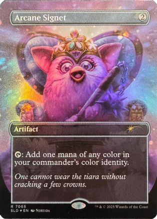 Arcane Signet (7065) (Rainbow Foil)  [Foil]  (SLD-7065) - [Secret Lair Drop Series]