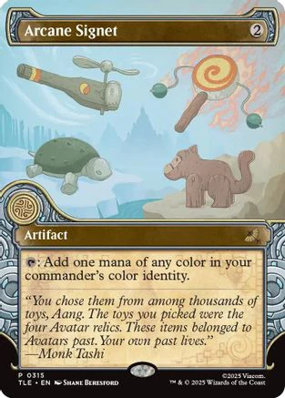 Arcane Signet (Showcase)  (TLE-315) - [Avatar: The Last Airbender: Eternal-Legal]