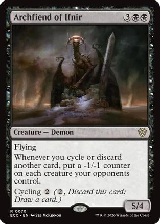 Archfiend of Ifnir  (ECC-070) - [Commander: Lorwyn Eclipsed]