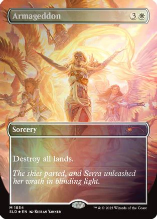 Armageddon (Rainbow Foil)  [Foil]  (SLD-1854) - [Secret Lair Drop Series]