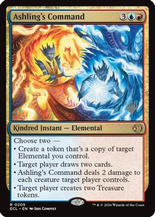 Ashling's Command  (PPECL-205) - [Promo Pack: Lorwyn Eclipsed]