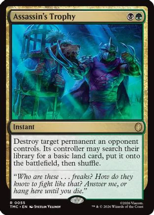 Assassin's Trophy  (TMC-055) - [Commander: Teenage Mutant Ninja Turtles]