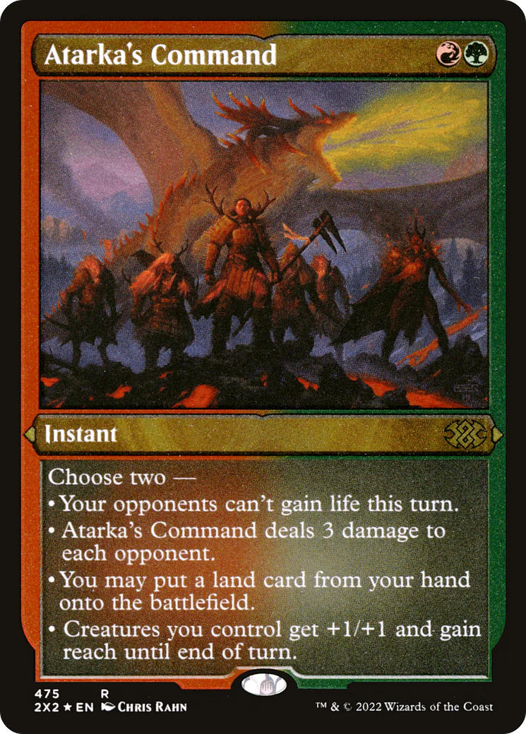Atarka's Command (Foil Etched)  [Foil]  (2X2-475) - [Double Masters 2022]
