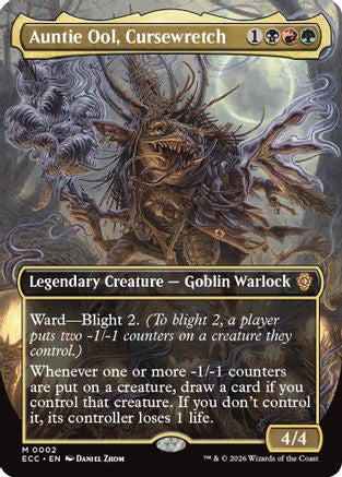 Auntie Ool, Cursewretch (Borderless)  (ECC-002) - [Commander: Lorwyn Eclipsed]