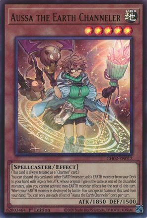 Aussa the Earth Channeler [CH02-EN012] - THE CHRONICLES DECK: Spirit Charmers (All-Foil Edition) 1st Edition - Ultra Rare