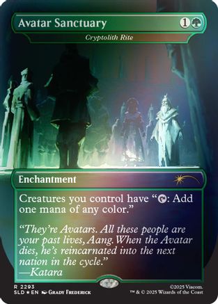 Avatar Sanctuary - Cryptolith Rite (Rainbow Foil)  [Foil]  (SLD-2293) - [Secret Lair Drop Series]
