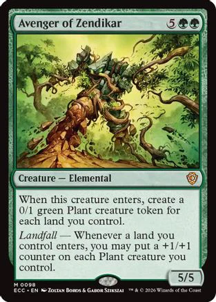 Avenger of Zendikar  (ECC-098) - [Commander: Lorwyn Eclipsed]
