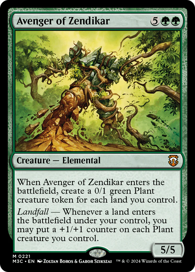 Avenger of Zendikar  [Foil]  (M3C-221) - [Modern Horizons 3 Commander]