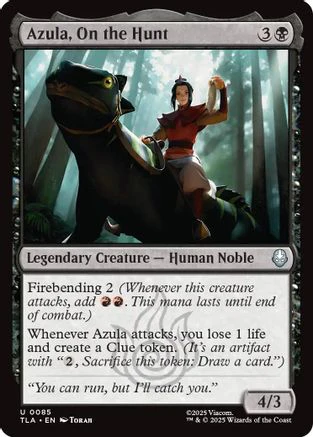 Azula, On the Hunt  [Foil]  (TLA-085) - [Avatar: The Last Airbender]