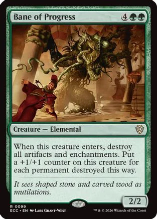 Bane of Progress  (ECC-099) - [Commander: Lorwyn Eclipsed]