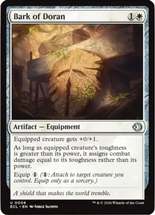 Bark of Doran  [Foil]  (ECL-006) - [Lorwyn Eclipsed]