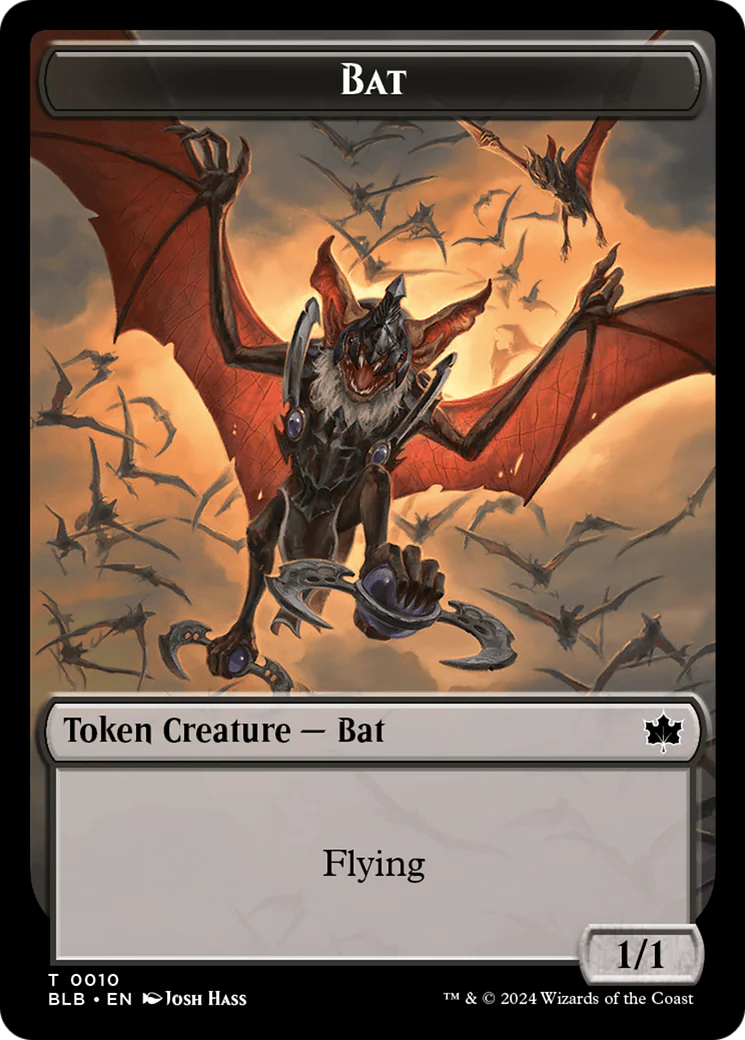 Bat  (BLB-010) - [Bloomburrow Tokens]