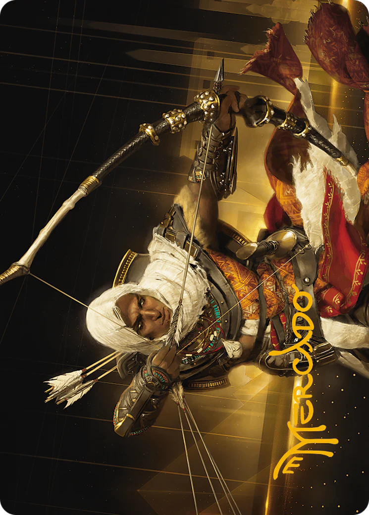 Bayek of Siwa Art Card (Gold-Stamped Signature)  (ASACR-016) - [Assassin's Creed Art Series] (Borderless)