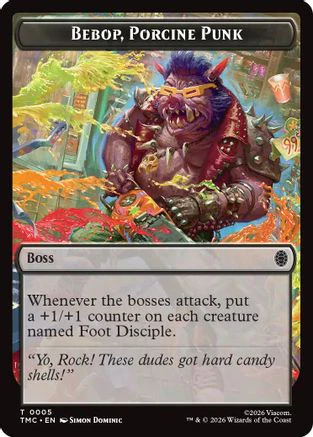 Bebop, Porcine Punk  (TMC-005) - [Commander: Teenage Mutant Ninja Turtles]