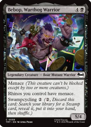 Bebop, Warthog Warrior  [Foil]  (TMT-059) - [Teenage Mutant Ninja Turtles]