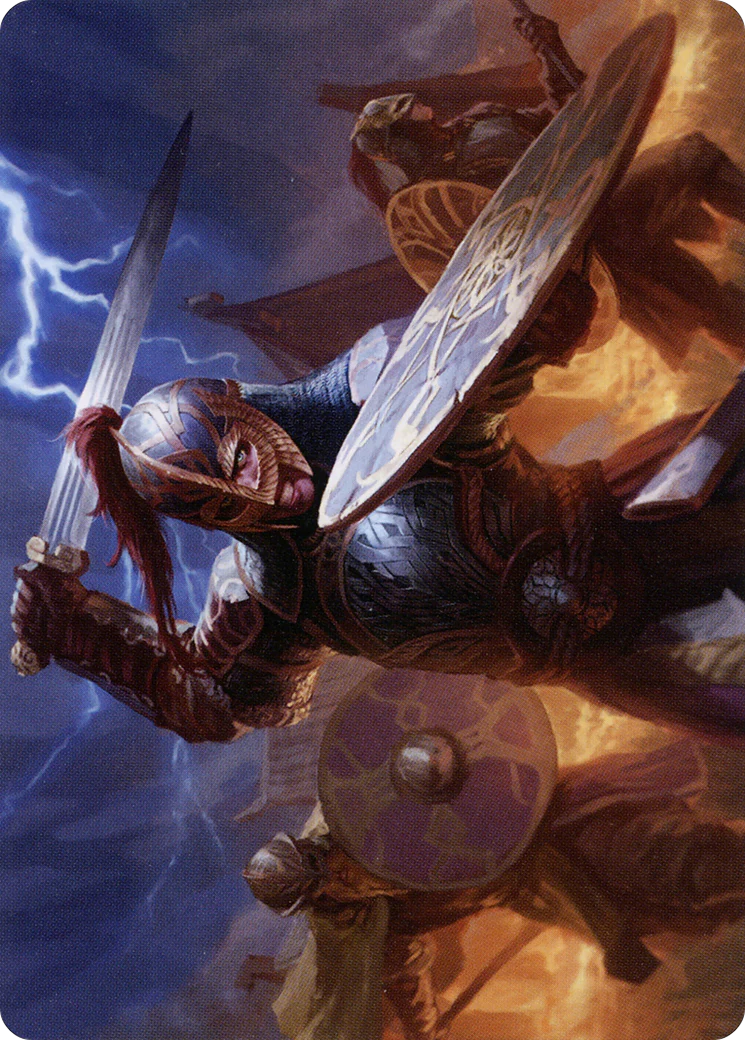 Beskir Shieldmate Art Card  (ASKHM-001) - [Art Series: Kaldheim] (Borderless)