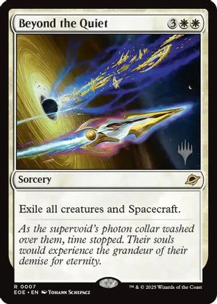 Beyond the Quiet  [Foil]  (PPEOE-007) - [Promo Pack: Edge of Eternities]