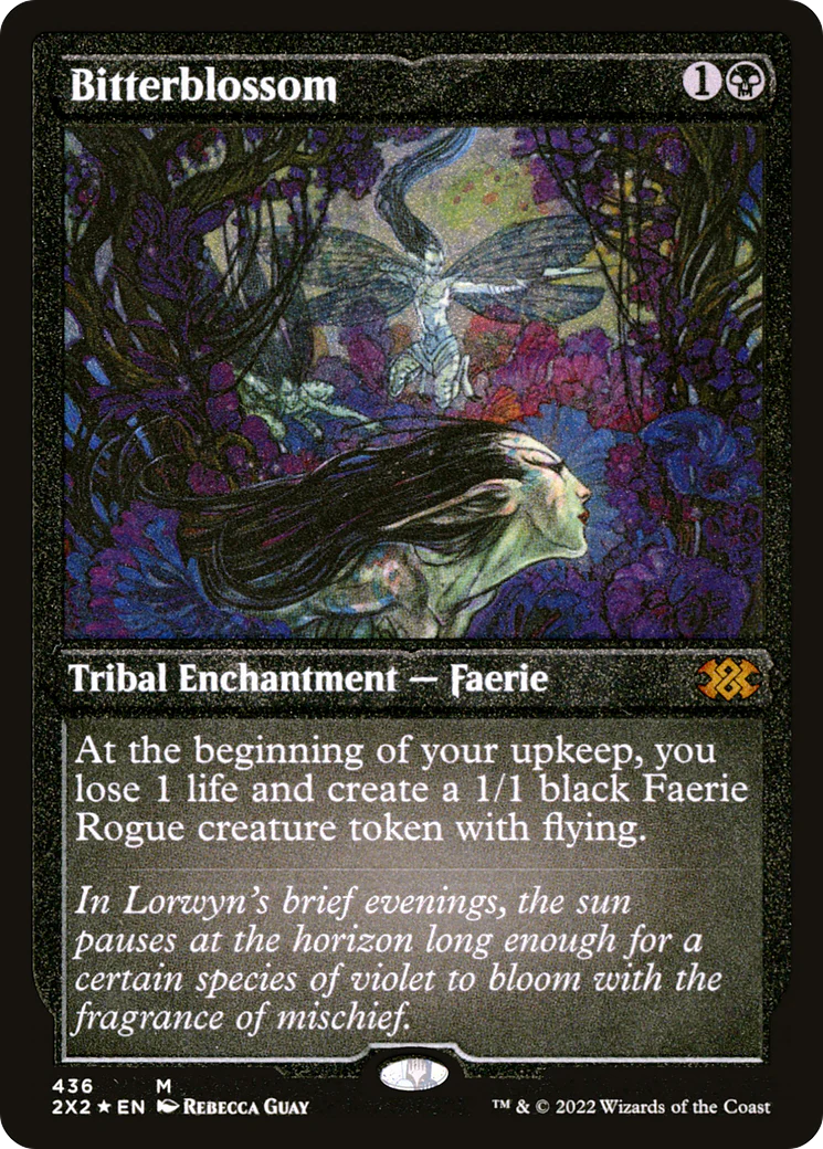 Bitterblossom (Foil Etched)  [Foil]  (2X2-436) - [Double Masters 2022]