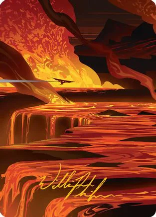 Blast Zone Art Card (Gold-Stamped Signature)  (AAEOE-048) - [Art Series: Edge of Eternities]