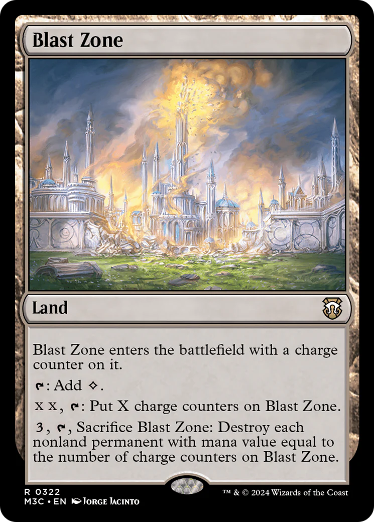 Blast Zone  [Foil]  (M3C-322) - [Modern Horizons 3 Commander]